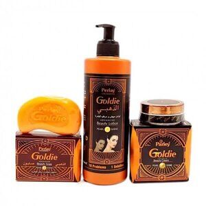 Parley Goldie Beauty Lotion,soap and Cream Set